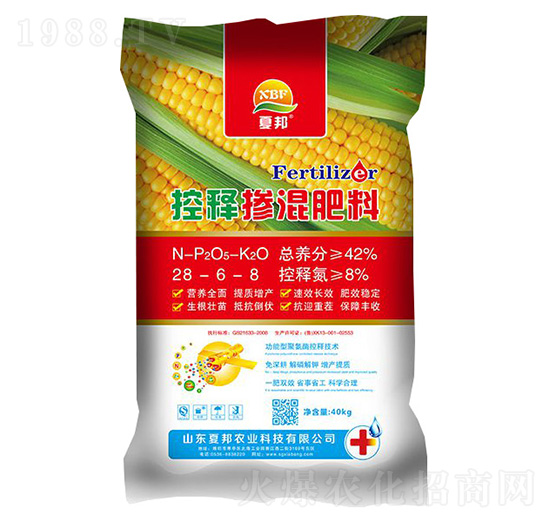 40kg控釋摻混肥料28-6-8-夏邦農業(yè)