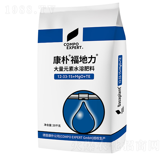 康樸福地力水溶肥12-33-15+MgO+TE-康樸