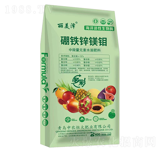 硼鐵鋅鎂鉬-麗美澤-中農恒大