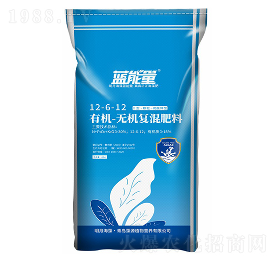 有機(jī)無(wú)機(jī)復(fù)混肥料12-6-12-藍(lán)能量-藻源植物