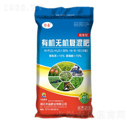 硫基型有機無機復(fù)混肥料14-6-10-鄂春-豐益肥業(yè)