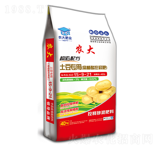 超級配方土豆專用控釋肥15-9-21-農大生態(tài)
