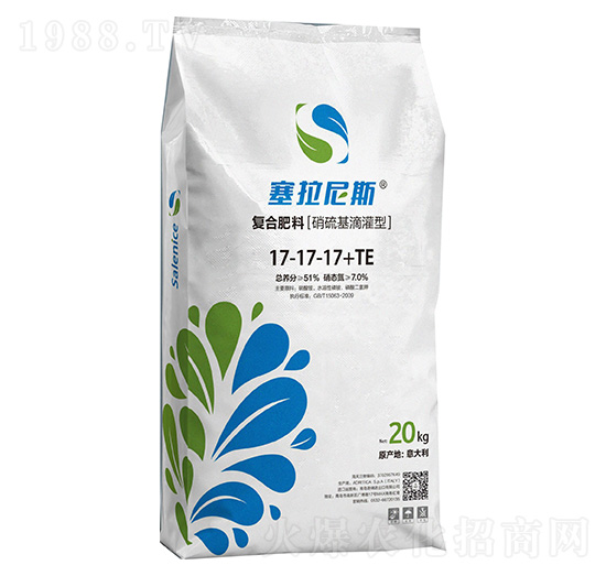 塞拉尼斯復(fù)合肥料[硝硫基滴灌型]17-17-17+TE-港儲(chǔ)