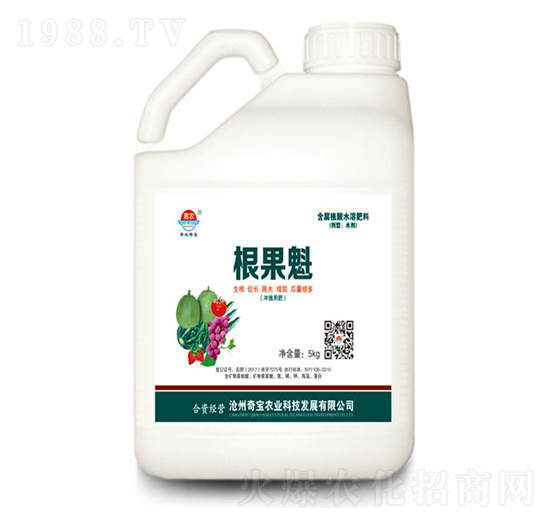 5kg含腐植酸水溶肥料-根果魁（腐植酸型）-青農奇寶