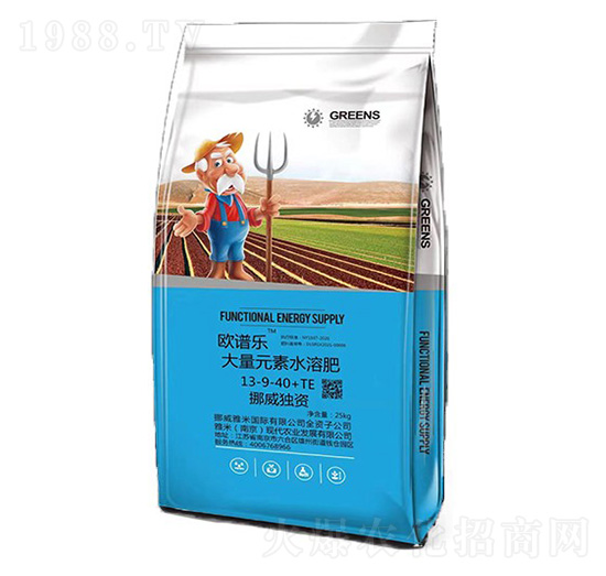 挪威獨資大量元素水溶肥13-9-40+TE-歐譜樂-雅米農(nóng)業(yè)