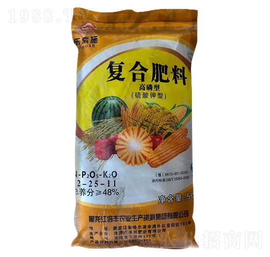 高磷硫酸鉀型復(fù)合肥料12-25-11-樂(lè)索施-倍豐農(nóng)業(yè)
