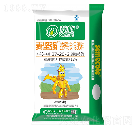 硫酸鉀型控釋摻混肥料27-20-6-麥堅(jiān)強(qiáng)-茂施農(nóng)業(yè)