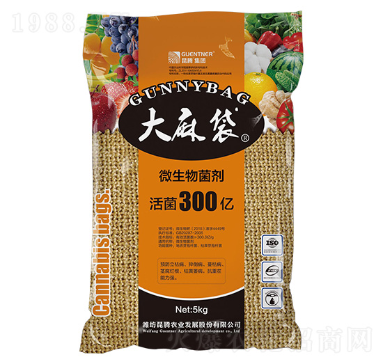 微生物菌劑-大麻袋-昆騰生物