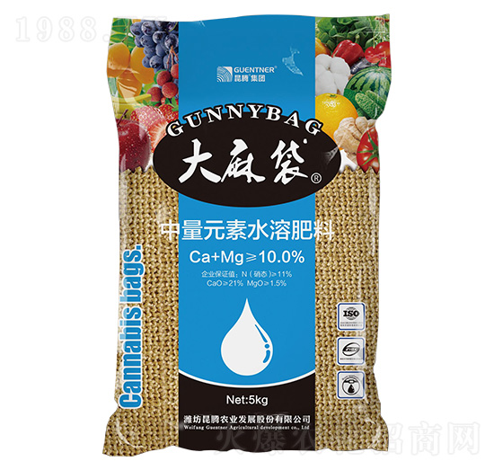 中量元素水溶肥-大麻袋-昆騰生物