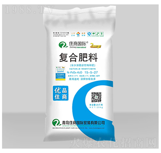 全水溶高塔造粒復(fù)合肥料15-5-27-住商國(guó)際
