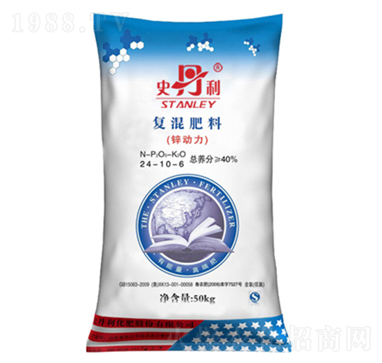 復混肥料（含氯）24-10-6-鋅動力-史丹利