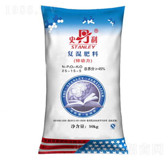 復(fù)混肥料（含氯）25-15-5-鋅動力-史丹利