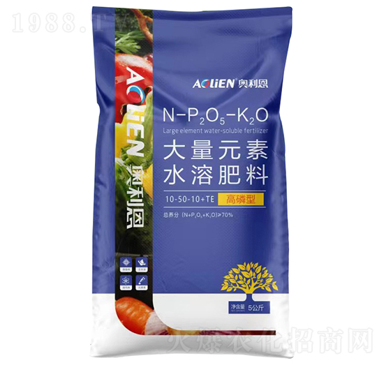 高磷型大量元素水溶肥料10-50-10+TE-奧利恩