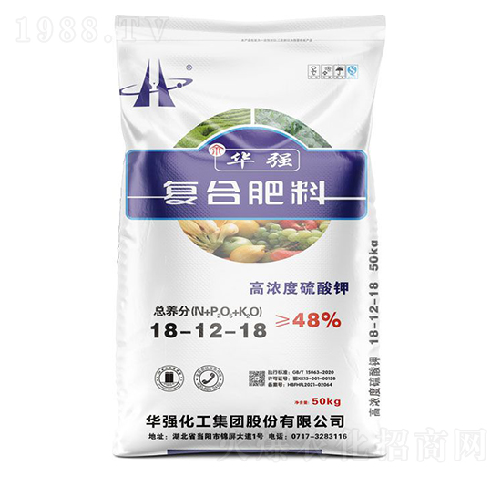 高濃度硫酸鉀復合肥料18-12-18-余華強-華強化工集團