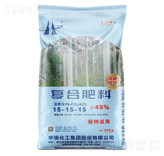 桉樹適用復(fù)合肥料15-15-15-余華強-華強化工集團(tuán)