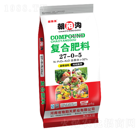 高塔造粒純硫酸鉀復合肥料27-0-5-朝陽溝-艷陽天肥業(yè)