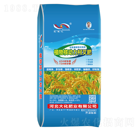 植物核動力柯叉肥（藍(lán)色包裝）-大化肥業(yè)