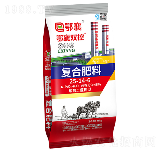 高塔氯化鉀復合肥25-14-6-鄂襄雙控-鄂襄