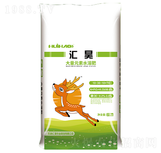 大量元素水溶肥料10-30-10+TE-匯昊農業(yè)