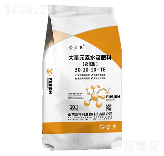 高氮型大量元素水溶肥30-10-10+TE-金益衛(wèi)-嘉柏利