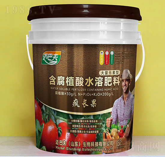 大量元素型含腐植酸水溶肥料-瘋長(zhǎng)果-邁巴夫