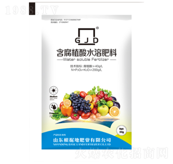 30g含腐植酸水溶肥料（粉劑）-根據地肥業(yè)