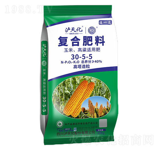 玉米、高粱適用復(fù)合肥料30-5-5-工農(nóng)-瀘天化