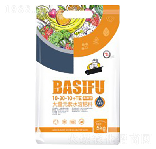 高磷型含稀土元素水溶肥料10-30-10+TE-巴斯福