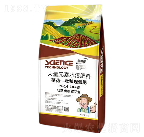 葵花·壯秧現(xiàn)蕾專(zhuān)用大量元素水溶肥料19-14-18+硅-魯?shù)掳? style=