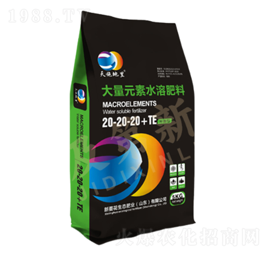 平衡型大量元素水溶肥料20-20-20+TE-新菱花