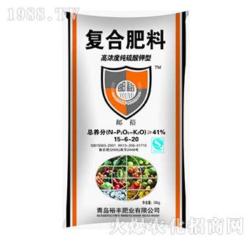 高濃度純硫酸鉀復(fù)合肥料15-6-20-裕豐