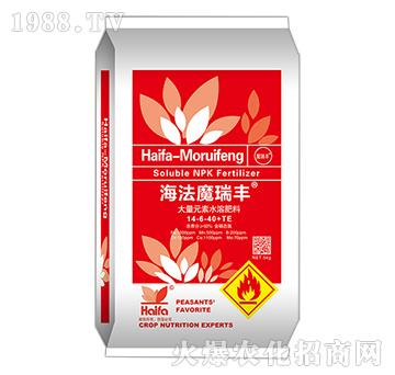 大量元素水溶肥料14-6-40+TE-海法魔瑞豐-海法