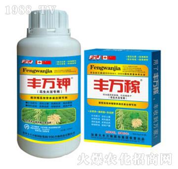 花生大豆專(zhuān)用肥-防落抗病增產(chǎn)化控劑-豐萬(wàn)稼