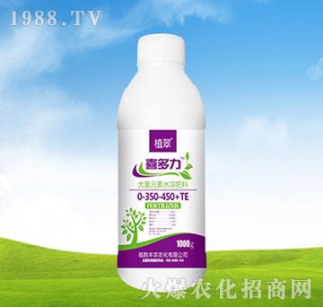 大量元素水溶肥料0-350-450-TE-喜多力-豐農農化