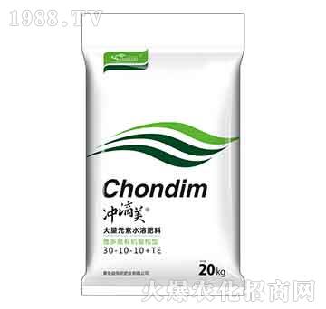 魚(yú)多肽有機(jī)螯合型大量元素水溶肥料30-10-10+TE-沖滴美-益佰農(nóng)