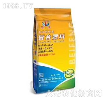 高塔硝硫基復合肥料15-5-25-倍豐鹽湖