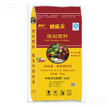 果蔬通用摻混肥16-5-24-優(yōu)樂果-宏興