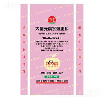 大量元素水溶肥料18-8-32+TE-鄉(xiāng)潤(rùn)