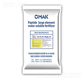 多肽大量元素水溶肥20-20-20+MgO+TE-歐瑪克-方護