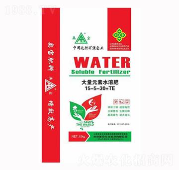 大量元素水溶肥15-5-30+TE-供銷(xiāo)康田