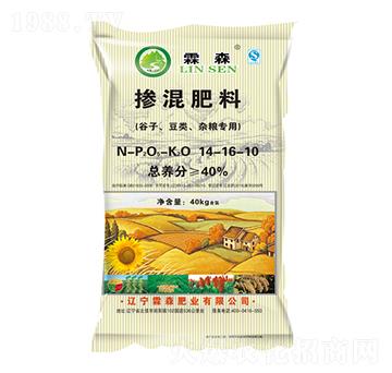 谷子豆類雜糧專用摻混肥料14-16-10-霖森