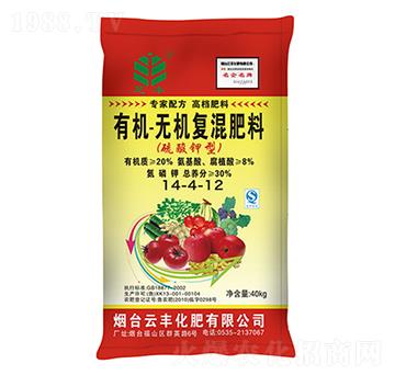 硫酸鉀型有機(jī)-無(wú)機(jī)復(fù)混肥料14-4-12-芝豐-云豐化肥