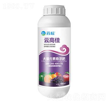 低氮高磷高鉀型大量元素懸浮肥100-200-400+TE-云高佳-云耘