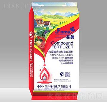 海藻酸功能型復合肥料-芬美-龍燈