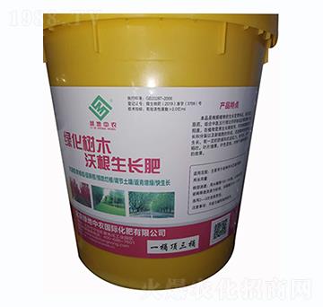 綠化樹木沃根生長肥-綠地中農