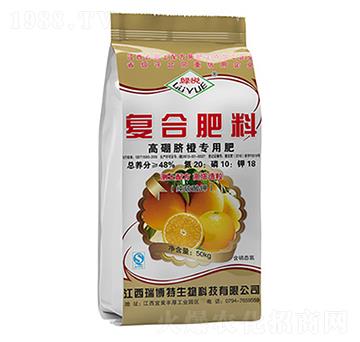 高硼臍橙專(zhuān)用肥復(fù)合肥料20-10-18-綠悅-瑞博特