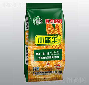 玉米專用免追施海藻酸緩釋型復(fù)合肥料24-8-8-小蠻牛-龍美施
