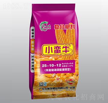 玉米專用免追施海藻酸緩釋型復(fù)合肥料25-10-12-小蠻牛-龍美施