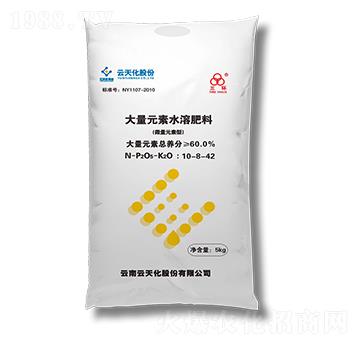 大量元素水溶肥料10-8-42-云天化