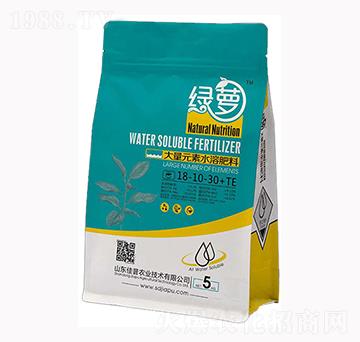 大量元素水溶肥料18-10-30+TE-綠蘿-佳普農業(yè)